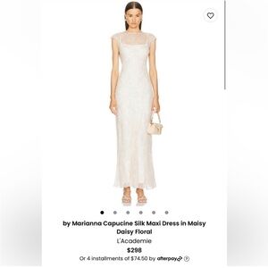 by Marianna Capucine Silk Maxi Dress in Maisy Daisy Floral